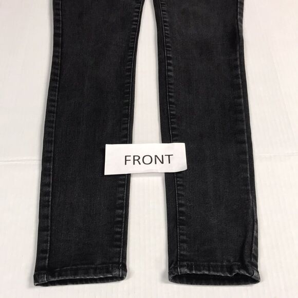 OLD NAVY Rockstar Mid Rise Black Jeans Womens Size 4 Comfort Stretch Denim - Picture 2 of 10